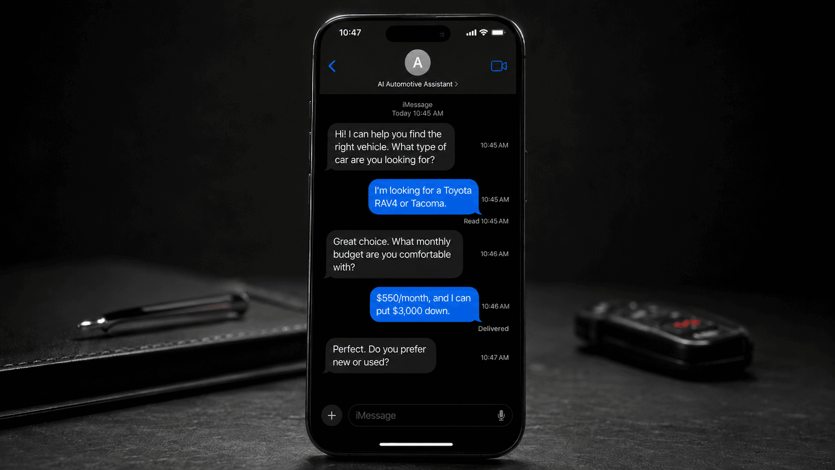 AI chat conversation